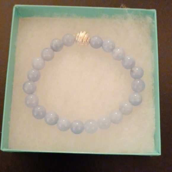 Aquamarine Stone Bracelet - Picture 3 of 8